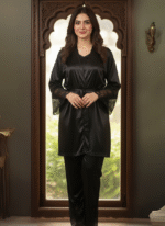 Velvet Whisper Silk Nighty (5 in 1)