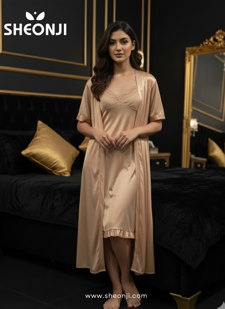 main Royal Essence Silk Nighty (4 in 1) - Image 1